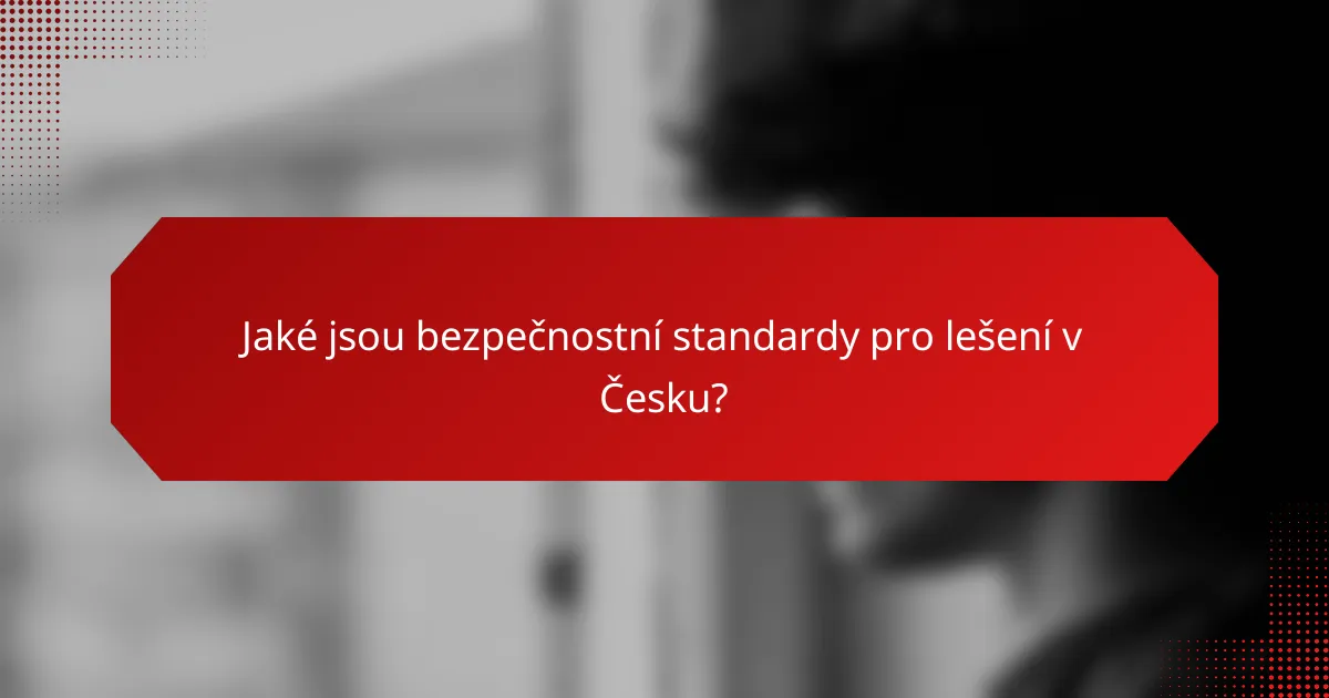 Jaké jsou bezpečnostní standardy pro lešení v Česku?