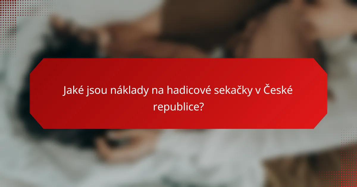 Jaké jsou náklady na hadicové sekačky v České republice?